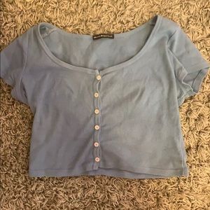 Light blue brandy melville top